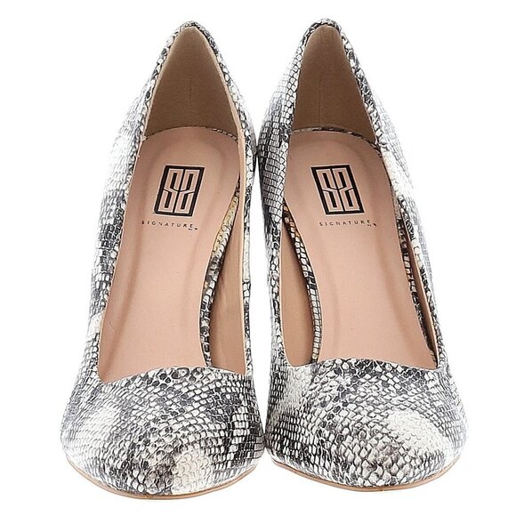 Signature by Shoe dazzle Aundrea Snake print heels 7.5 NEW NWT - Picture 4 of 12